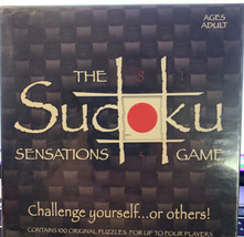 The Sudoku Sensations Board Game (Parker Brothers, 2005) 100 Puzzles NEW... - £23.64 GBP