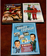 Lot of Abbott &amp; Costello - Franchise Collection Volume 3+Africa Screams+... - £11.76 GBP