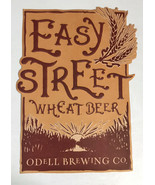 Easy Street Wheat Metal Tacker Craft Beer Sign Odell Brewing Mancave Col... - £19.14 GBP
