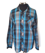 Zoo York Shirt Mens Size X Large Multicolor Plaid Long Sleeves Cotton Blended - £12.16 GBP