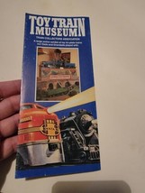 Vintage Brochure Travel Pamphlet Booklet Handout VTG Toy Train Museum - £7.04 GBP