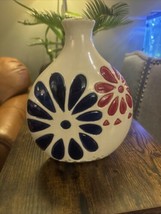 Hand Painted Glazed Vaze - £21.70 GBP