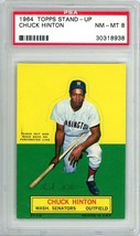 1964 Topps Stand-Up Chuck Hinton PSA 8 P1346 - $98.01