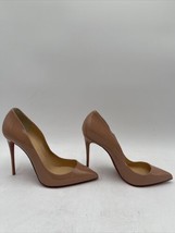 Christian Louboutin So Kate Pump Nude Patent Leather Beige Size 40 - £432.55 GBP