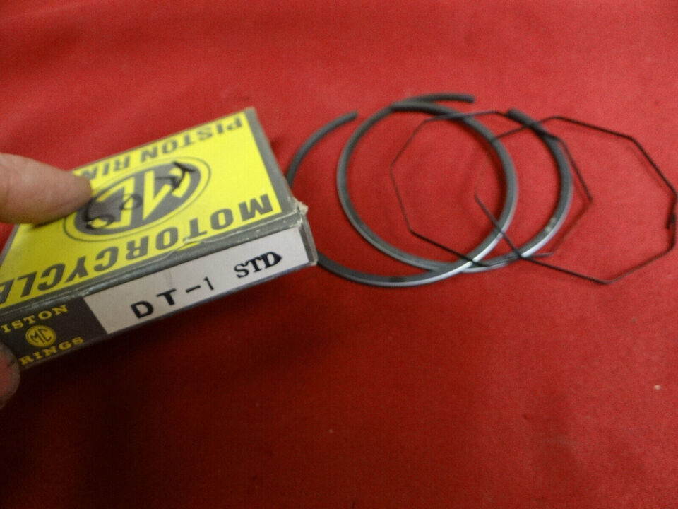 4 MC Brand Yamaha Piston Ring Sets Keystone, Std. Size 1968-71 DT1, 214-... - $25.95