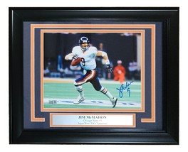 Jim McMahon Signed Framed 8x10 Chicago Bears Photo Steiner CX - £83.92 GBP