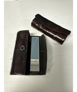 Vtg 2 x EEL Skin LIPSTICK Case HOLDERS w/ MIRROR Snap Close NEW Old Stoc... - €11,01 EUR