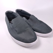 Cuater Mens Travis Mathew Gray Sneakers Tracers 2.0 Slip On 4MO149 Size 11 - £12.44 GBP