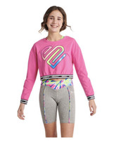 Justice Girls J-Sport Long Sleeve Active 2-Fer, NWT - £11.81 GBP