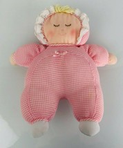 Kids Preferred Pink Thermal Baby Girl Stuffed Plush Soft Cloth Doll Shut Eyes - £116.76 GBP