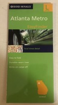 Atlanta Metro Georgia Travel Map Fold Out Brochure Booklet Ephemera M5 - $11.05 CAD