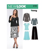 New Look Sewing Pattern 6735 Misses Separates, Size A (10-12-14-16-18-20... - £13.36 GBP