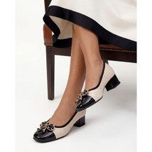 The Bellarose Ivory Quilted Leather Women Heel image 12