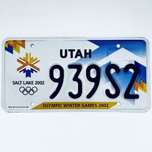 2002 United States Utah Olympic Winter Games Passenger License Plate 939S2 - £17.04 GBP