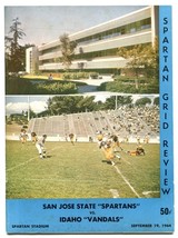 San Jose State vs.Idaho Football Program 9/19/1964 - $63.05