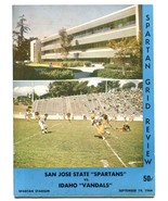 San Jose State vs.Idaho Football Program 9/19/1964 - £49.41 GBP