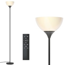 Floor Lamp, Remote Control With Stpeless Color Temperatures And Brightness, Torc - £59.14 GBP