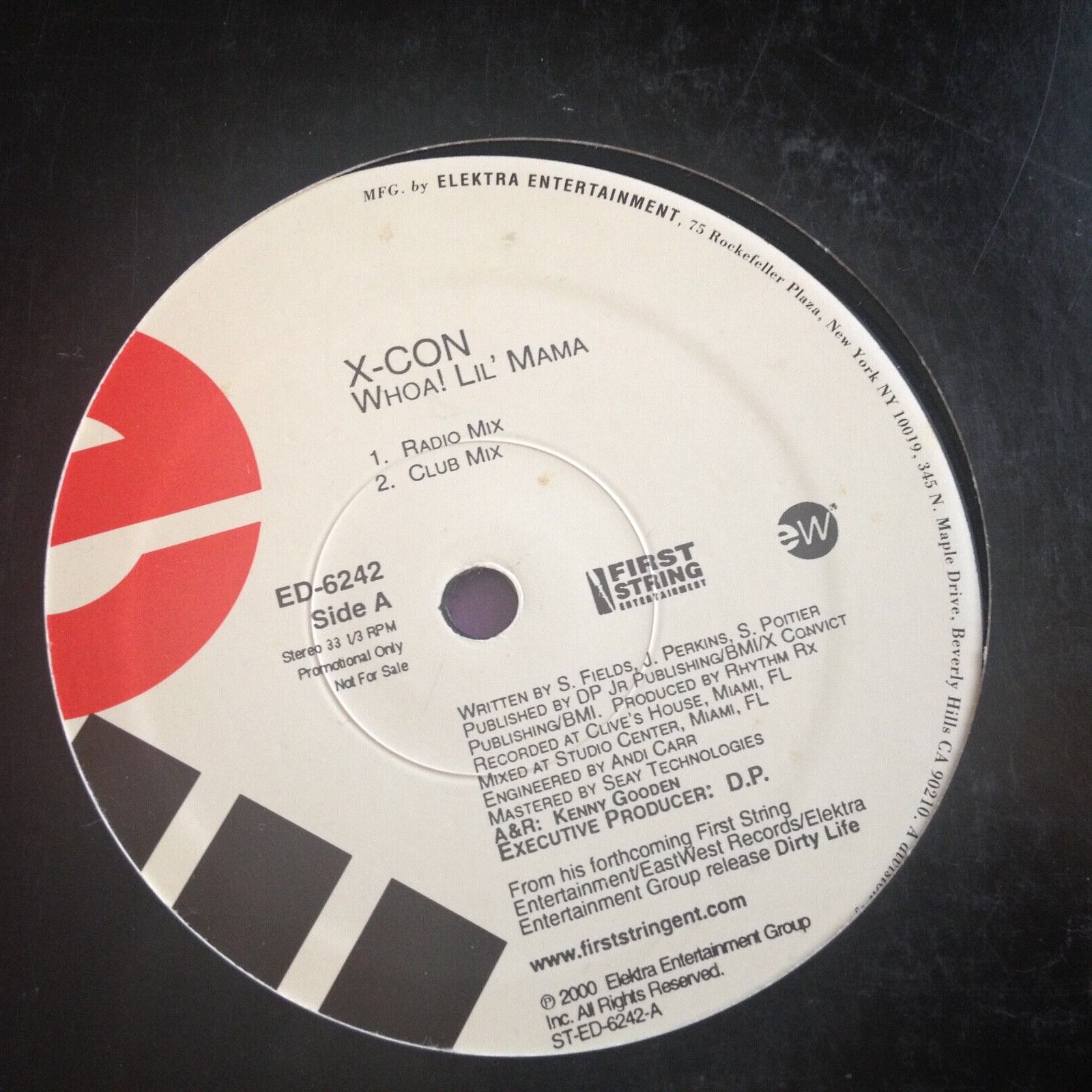 X Con Whoa! Lil&#39; Mama USED 12&quot; Single Record - $0.98