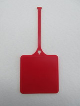 100 - New Red ECO 8.25 inch / 20.5cm Multi-use Plastic Identification Bag Tags - £39.54 GBP