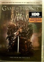 NEW! HBO - Game Of Thrones - You Win Or You Die - Bonus Special DVD - Episode 1 - £7.02 GBP