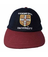University Of Cambridge UK Snapback Wool Hat VTG 90s Embroidered Cap Eng... - £15.80 GBP