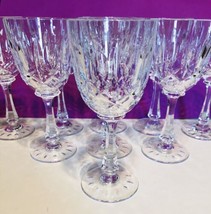 Gorgeous Josair Crystal Monte Claire Wine Glass Set Of 9 With Mark - £232.85 GBP