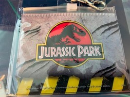 Universal Studios Jurassic Park Lanyard Pouch With Clip New ID Pass Badg... - £9.58 GBP