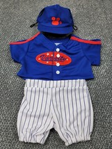 Build A Bear Baseball Uniform Varsity 3PC Sports Clothes Cap Hat Pants J... - £15.85 GBP