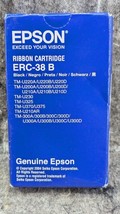 1 x New Genuine Epson ERC-38 B Black Printer Ribbon Cartridge - £1.92 GBP