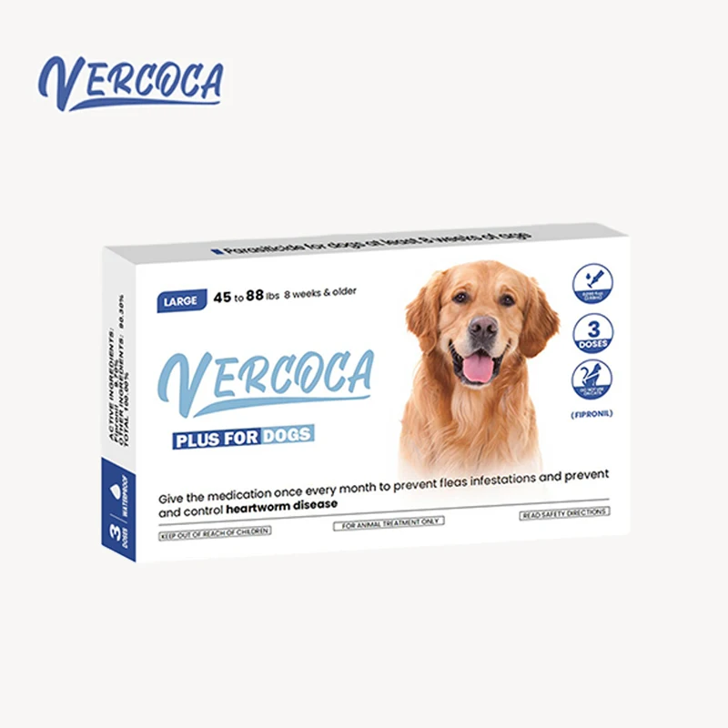 VERCOCA Drops Box for dogs Vet-Recommended Flea, Tick, and Mosquito Prev... - $18.03