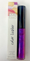 Laura Geller Color Luster Lip Gloss HI-Def Top Coat Amethyst Glaze 0.21 fl oz - £10.34 GBP