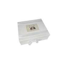 White Cotton Cards Mr and Mrs Wedding Large Keepsake Box Wedding Car Range  - $61.35 CAD