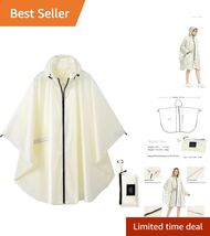 All-Weather Hooded Jacket for Adults - Elegant &amp; Practical with Roomy Po... - $35.59