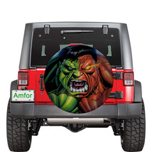 Incredible Super Hero Universal Spare Tire Cover Size 30 inch For Jeep SUV  - £33.83 GBP