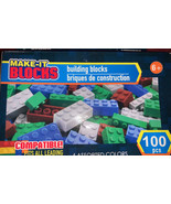 100 PC Make It Blocks Blocks Compatible Fits All Leading - $4.83