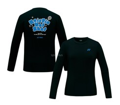 YONEX 25F/W Women Badminton Long Sleeve T-Shirts Sports Training Black 2... - $45.48