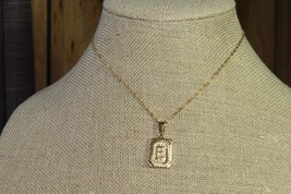 Plunder Necklace (New) Golden Dream Mono E - Gold Chain -18&quot;-20&quot; Adj (PPN1849:E) - £17.70 GBP