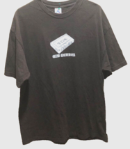 Old School Cassette Tapes Recording Music Vintage 90s Brown T-Shirt XL - $14.85