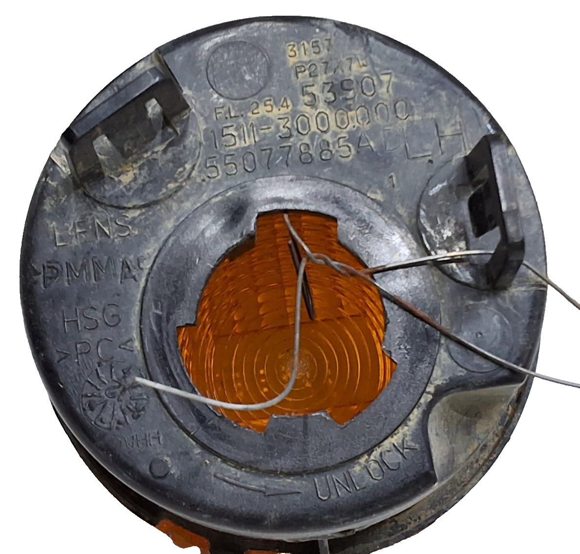 07 08 09 10 11 12 13 Jeep Wrangler left drivers turn signal marker light OEM Item image 2