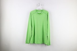 Lululemon Mens L Running Jogging Gym Metal Vent Tech Long Sleeve T-Shirt Green - £46.35 GBP
