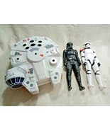 2011 Star Wars Millennium Falcon with 1 Tie Fighter and 1 Storm Trooper ... - $15.24 CAD