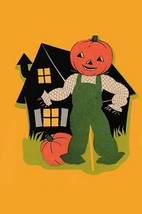 Pumpkin Headed Scarecrow - Art Print - £17.20 GBP+