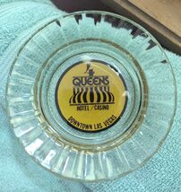 VTG 4 Queens Hotel &amp; Casino Las Vegas 4.5" Ashtray - $12.95