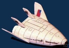 Lockheed Martin Skunk Works X-33 Reusable Space Shuttle Ship Die Cast Sp... - $11.87