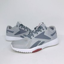 Reebok Flexagon Force Memory Tech Training Shoes Gray White Women’s Size 8 - £23.19 GBP
