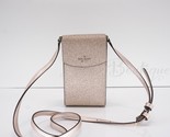 Kate Spade Shimmy Glitter North South Flap Phone Crossbody Bag K4828 Ros... - $99.85