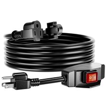 Kasonic 12 Ft 3 Prong Outdoor Extension Cord With Waterproof Switch, 187... - $39.99