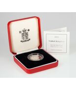 2002 Great Britain Silver Piedfort 1 Pound Proof Coin, KM P102 - €107,21 EUR