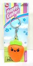 The Toy Network Happy Easter Orange Carrot Figure Keychain - £10.22 GBP