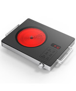 Portable Ceramic Cooktop Infrared Hot Plate,Stainless Steel - £114.17 GBP